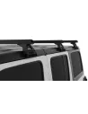 Kit 3 barres de toit noire Heavy Duty 1500mm avec pieds RL110 Jeep