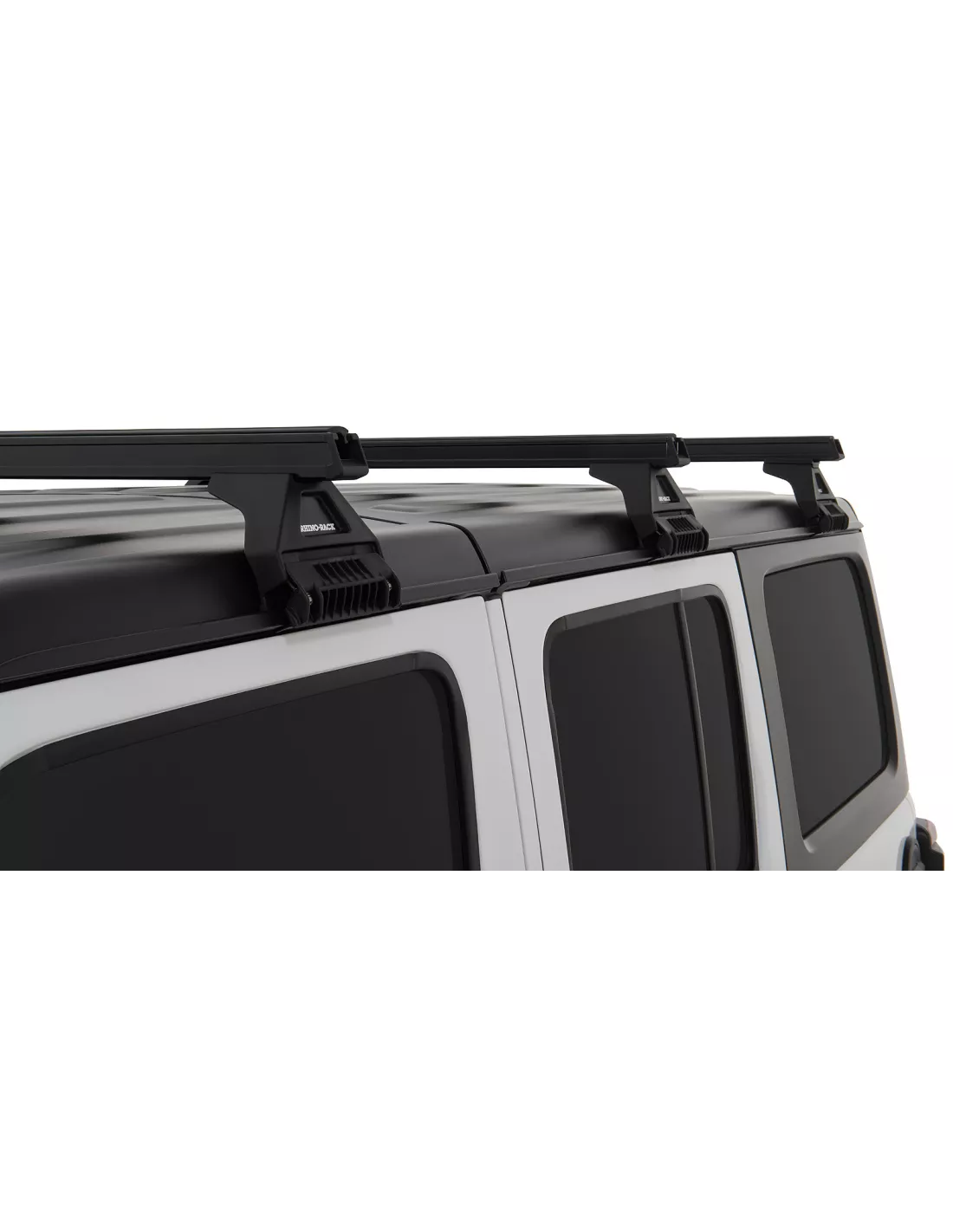 Kit 3 Zwart Dakbar Heavy Duty 1500mm met RL110 Jeep Voeten