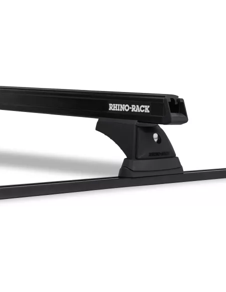Kit 2 barres de toit noire 1250mm Heavy Duty RCH Trackmount RHINO