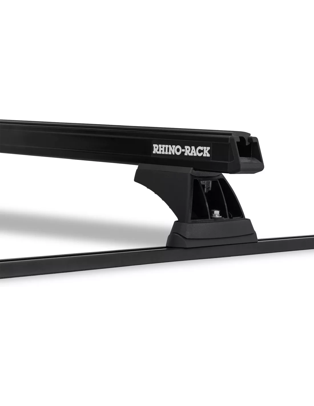 Kit 2 Black Dach Bars 1250mm Heavy Duty RCH TrackMount RHINO