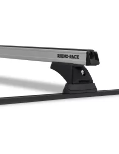 Kit 2 barres de toit noire 1250mm Heavy Duty RCH Trackmount RHINO
