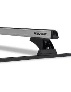 Kit 2 barres de toit noire 1250mm Heavy Duty RCH Trackmount RHINO 2