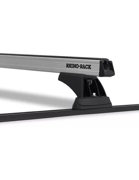 Kit 2 barres de toit noire 1250mm Heavy Duty RCH Trackmount RHINO