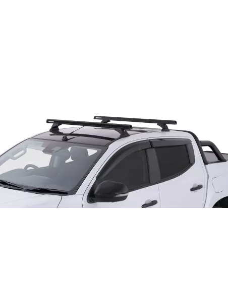 Kit 2 barres de toit noire 1250mm Heavy Duty RCH Trackmount