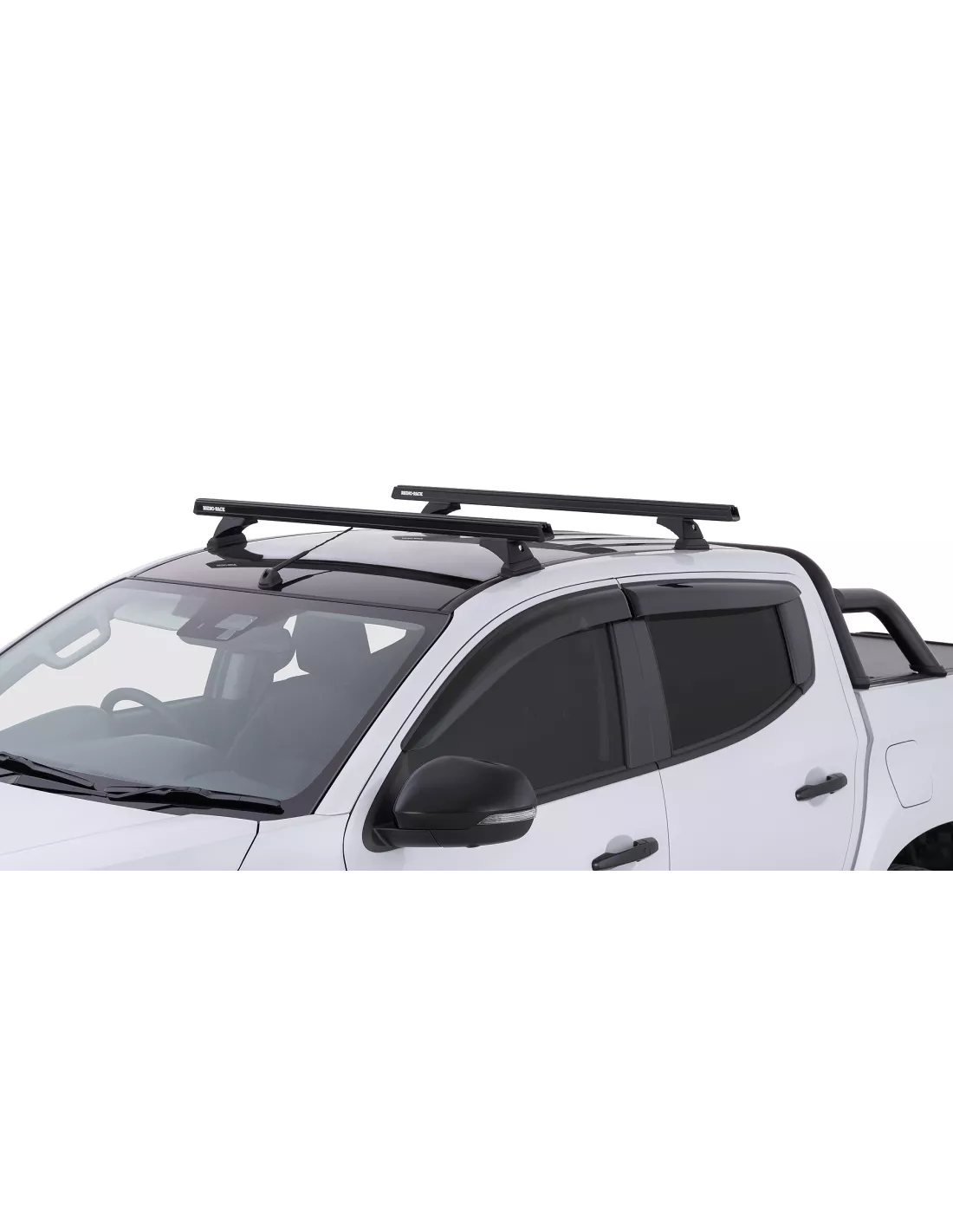 Kit 2 Black Dach Bars 1250mm Heavy Duty RCH TrackMount