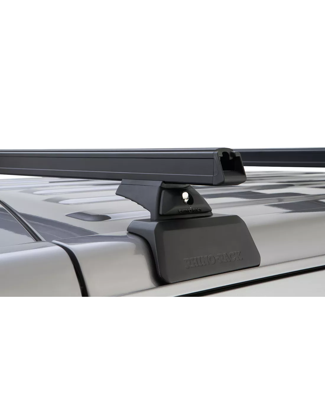 Kit 3 barres de toit noire 1500mm RCL Rhino-Rack Backbone Heavy Duty