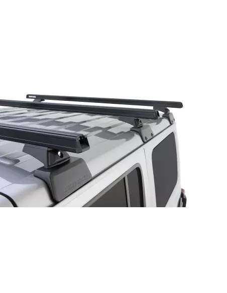 Kit 3 barres de toit noire 1500mm RCL Rhino-Rack Backbone Heavy Duty