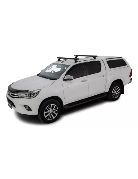 Kit 2 barres de toit noire 1250mm Heavy Duty RCH Trackmount Toyota