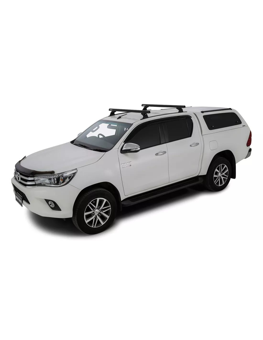 Kit 2 barres de toit noire 1250mm Heavy Duty RCH Trackmount Toyota