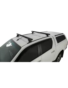 Kit 2 barres de toit noire 1250mm Heavy Duty RCH Trackmount Toyota 2