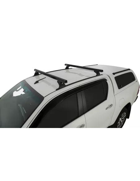 Kit 2 barres de toit noire 1250mm Heavy Duty RCH Trackmount Toyota