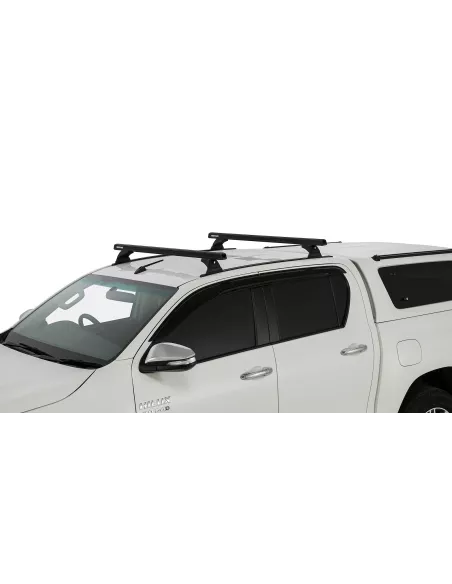 Kit 2 barres de toit noire 1250mm Heavy Duty RCH Trackmount Toyota