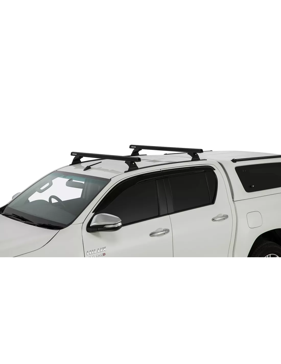 Kit 2 barres de toit noire 1250mm Heavy Duty RCH Trackmount Toyota