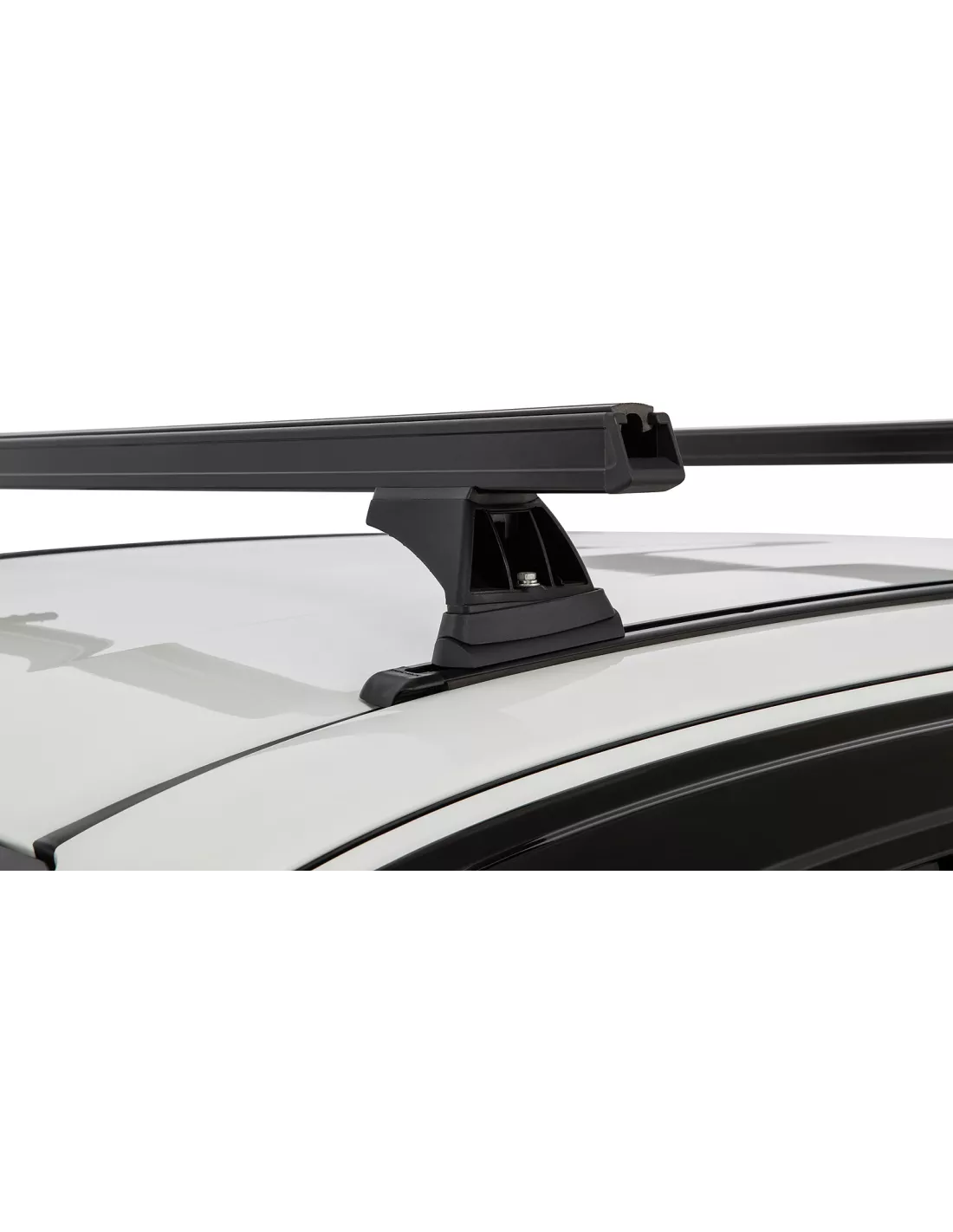 Kit 2 barres de toit noire 1250mm Heavy Duty RCH Trackmount Toyota