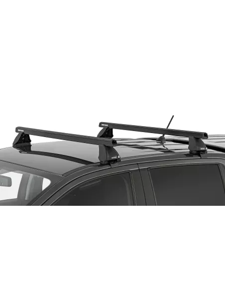 Kit 2 barres de toit Heavy Duty noire 1250mm série 2500 RHINO RACK -