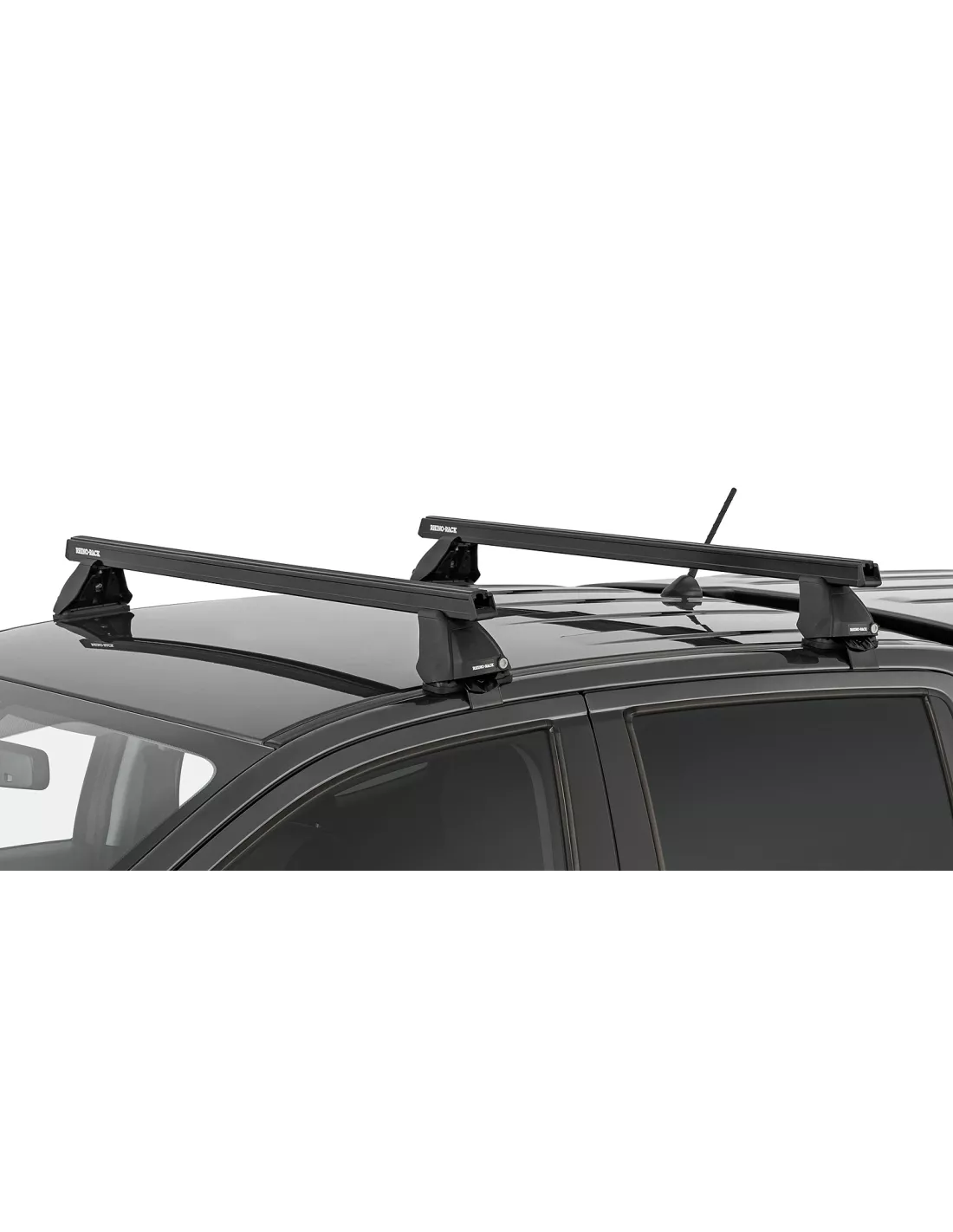 Kit 2 Heavy Duty Black Dakbars 1250mm Serie 2500 RHINO RACK -