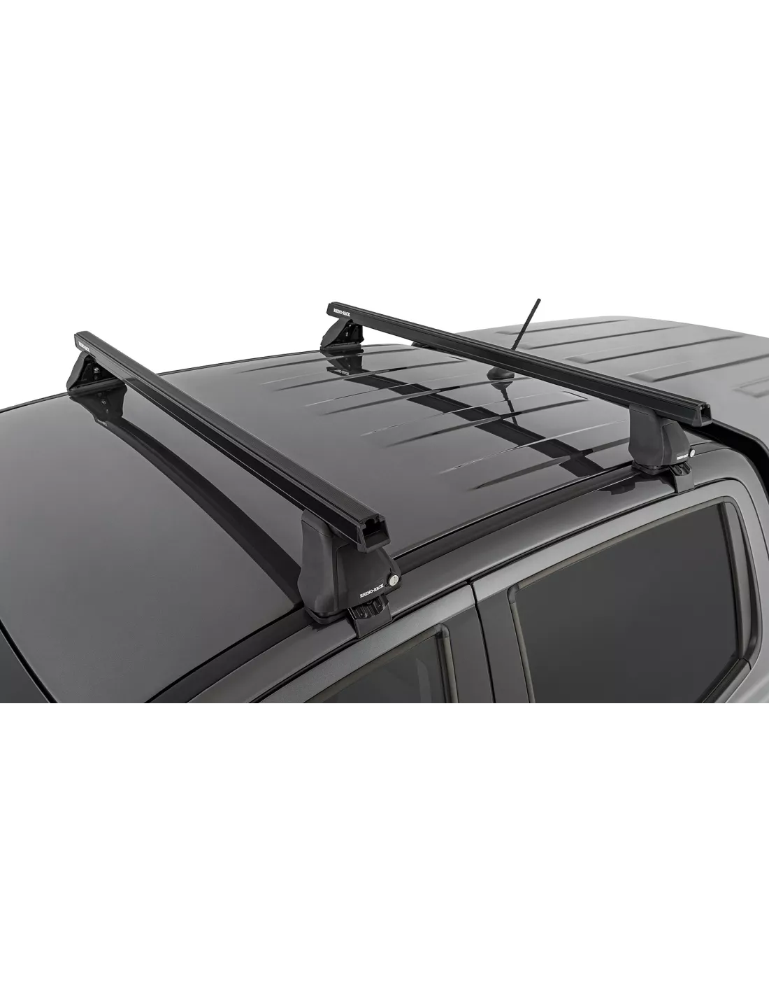 Kit 2 Heavy Duty Black Dakbars 1250mm Serie 2500 RHINO RACK -