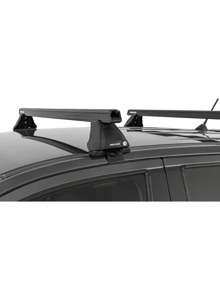 Kit 2 barres de toit Heavy Duty noire 1250mm série 2500 RHINO RACK -
