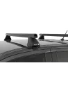 Kit 2 barres de toit Heavy Duty noire 1250mm série 2500 RHINO RACK -