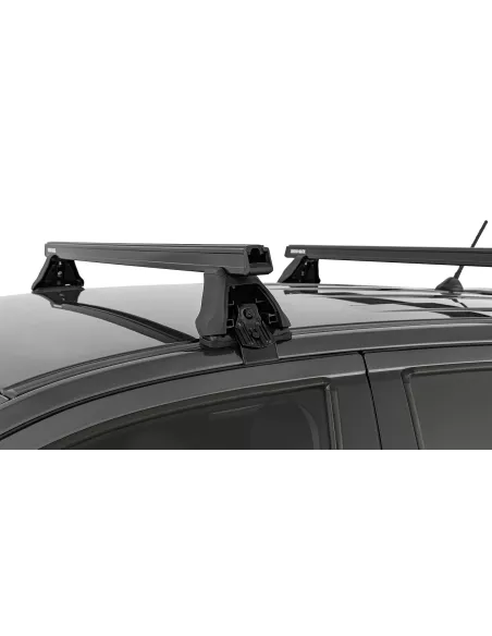 Kit 2 barres de toit Heavy Duty noire 1250mm série 2500 RHINO RACK -