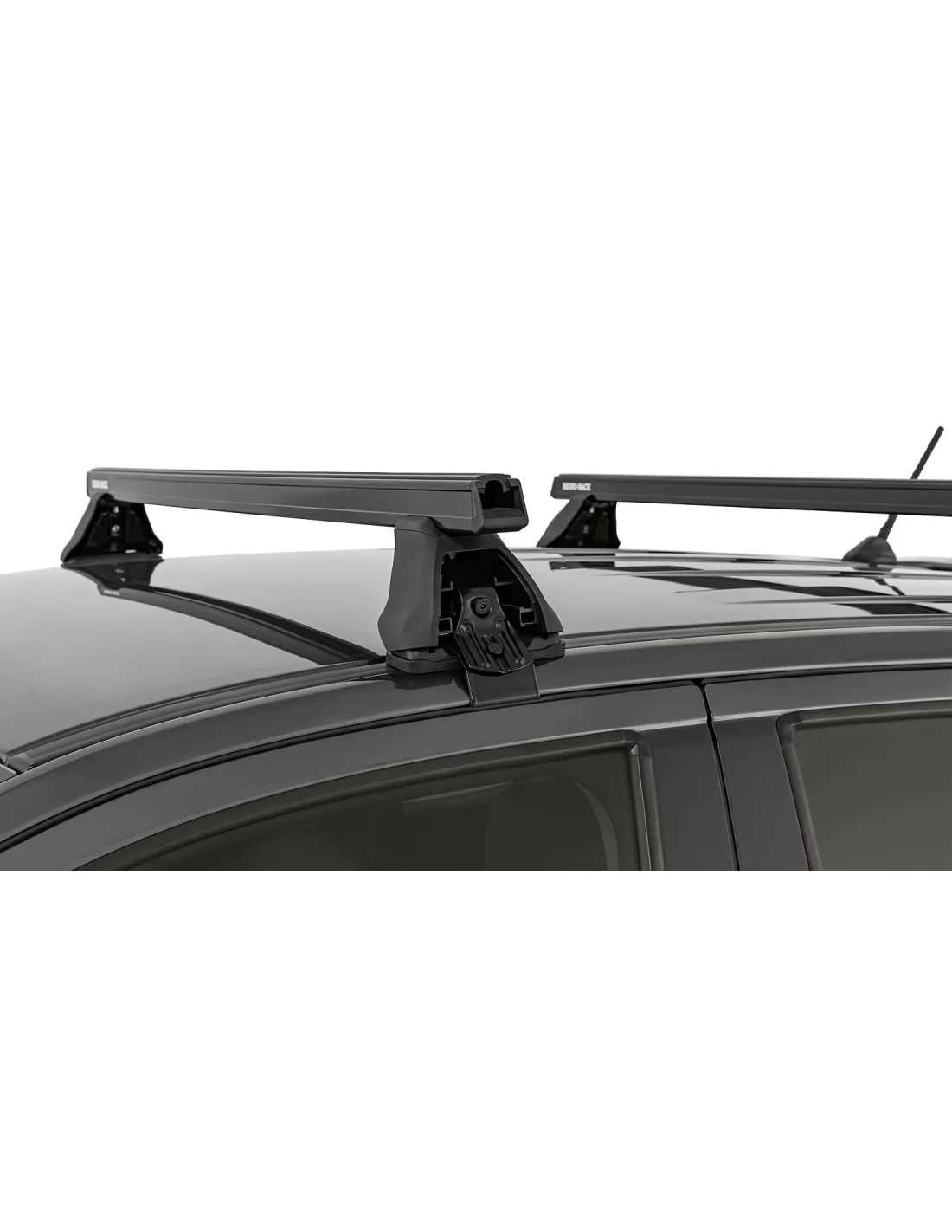 Kit 2 Heavy Duty Black Dakbars 1250mm Serie 2500 RHINO RACK -