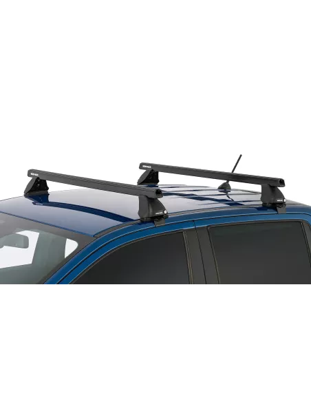 Kit 2 barres de toit Heavy Duty noire 1250mm série 2500 RHINO RACK -