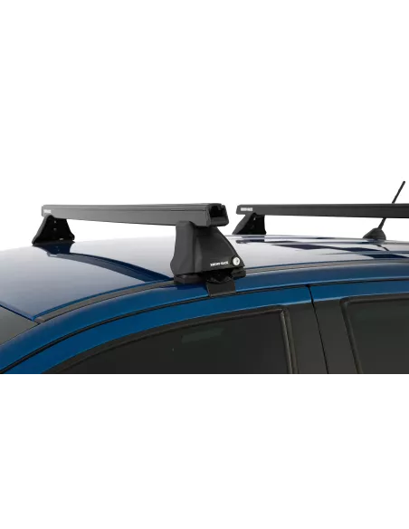 Kit 2 barres de toit Heavy Duty noire 1250mm série 2500 RHINO RACK -