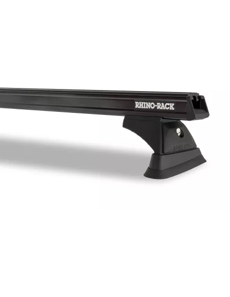 Kit 3 barres de toit noire 1250mm Heavy Duty avec pieds RCH