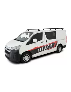 Kit 3 barres de toit noire 1650mm Heavy Duty avec pieds RCH Toyota