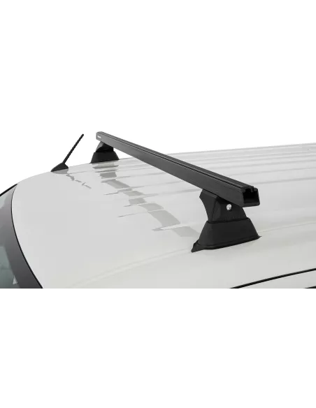 Kit 3 barres de toit noire 1650mm Heavy Duty avec pieds RCH Toyota