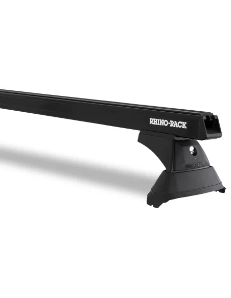 Kit 3 barres de toit noire 1650mm Heavy Duty avec pieds RCH Toyota
