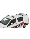Kit 3 barres de toit noire 1650mm Heavy Duty avec pieds RCH Toyota