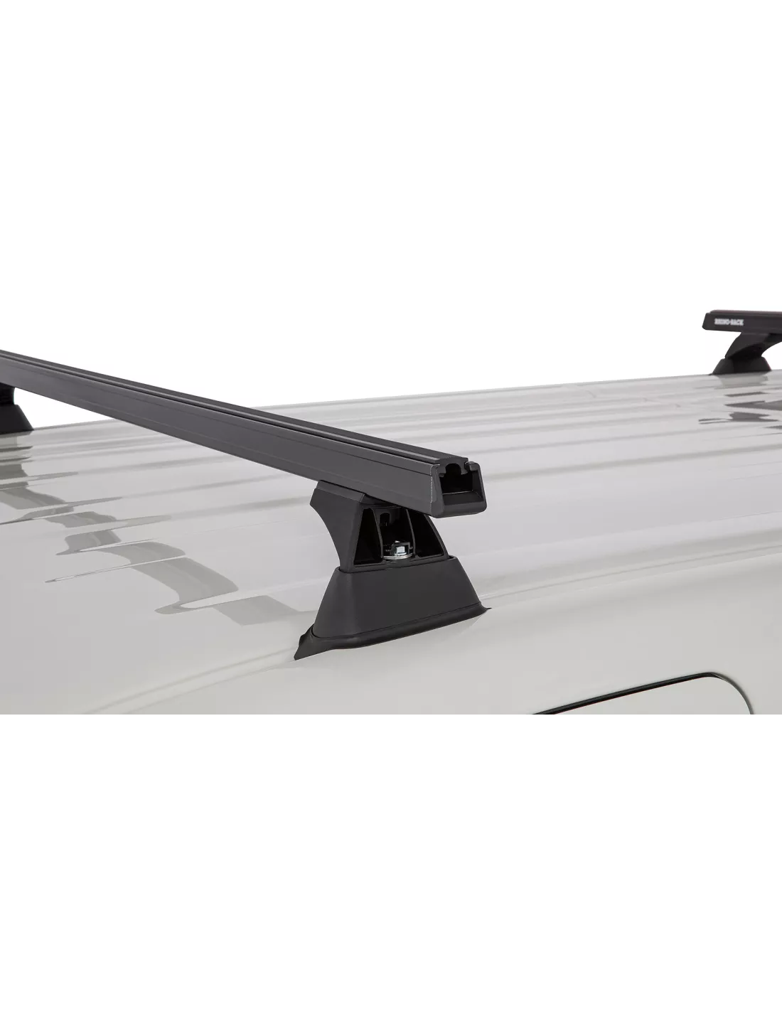 Kit 3 barres de toit noire 1650mm Heavy Duty avec pieds RCH Toyota