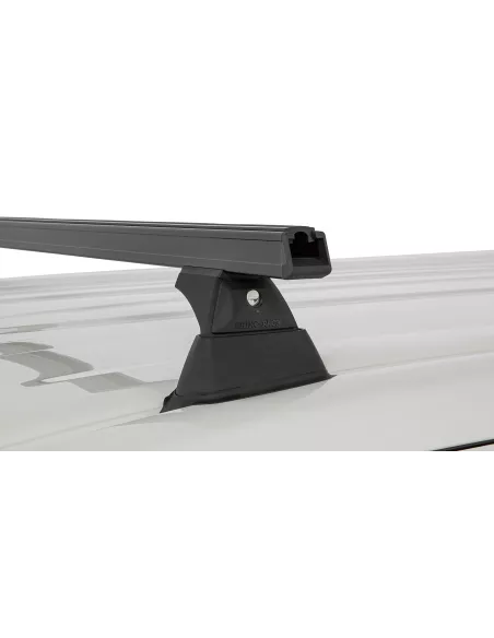 Kit 3 barres de toit noire 1650mm Heavy Duty avec pieds RCH Toyota