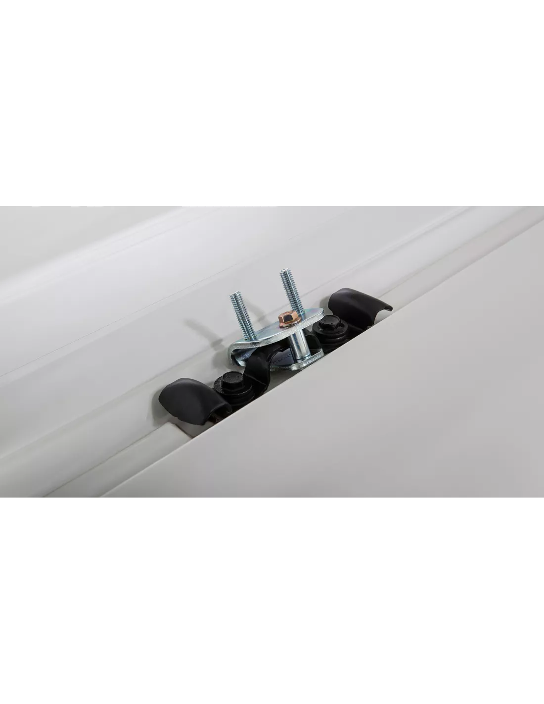 Kit 3 barres de toit noire 1650mm Heavy Duty avec pieds RCH Toyota