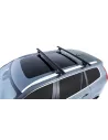 Kit 2 Black Dach Bars Wirbel 1370mm mit SX Volvo XC90 Gen Füße