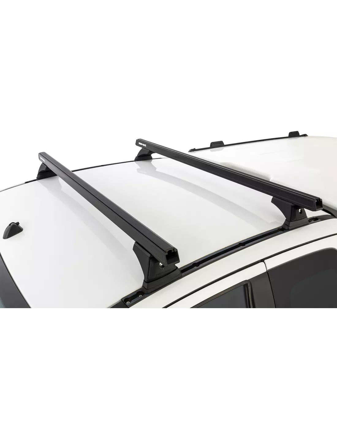 Kit 2 Black Dach Bars 1250mm Heavy Duty RCH RHINO RACK -