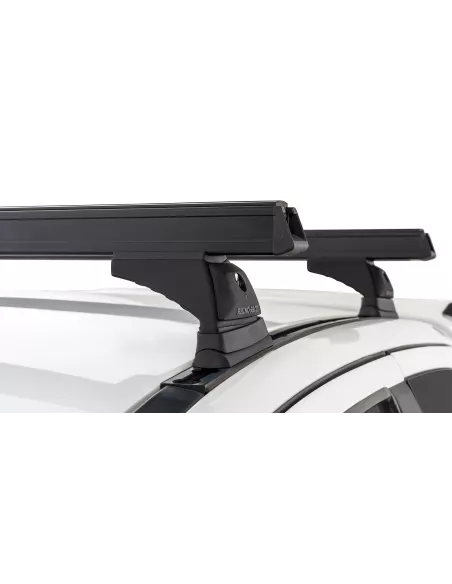 Kit 2 barres de toit noire 1250mm Heavy Duty RCH RHINO RACK -