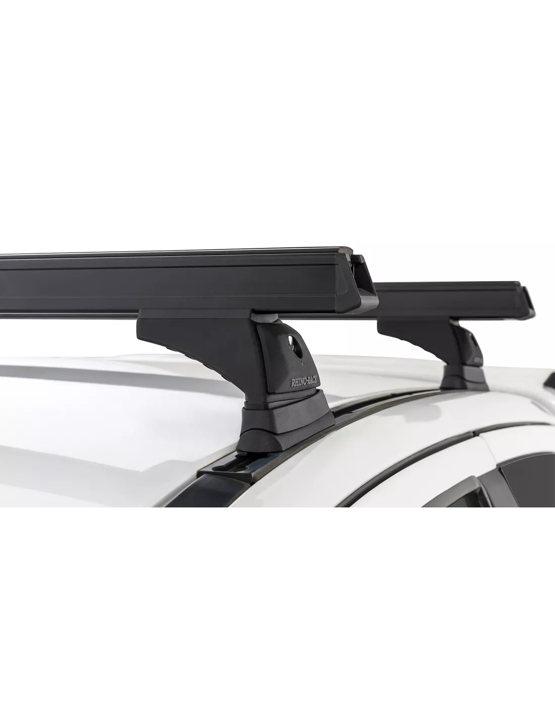 Kit 2 Black Dach Bars 1250mm Heavy Duty RCH RHINO RACK -