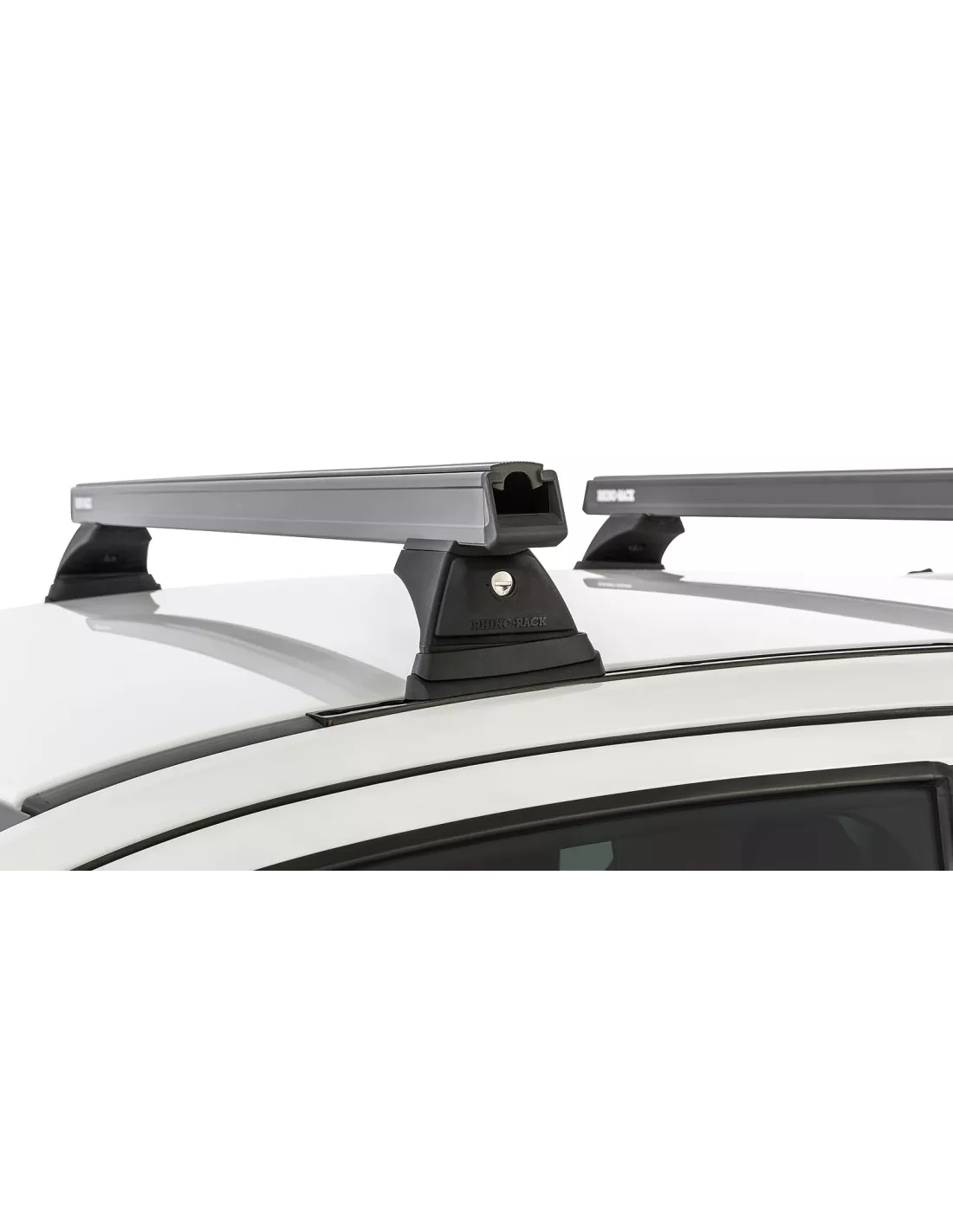 Kit 2 Black Dach Bars 1250mm Heavy Duty RCH RHINO RACK -