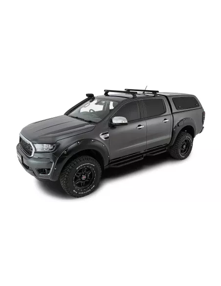 Kit 2 barres de toit noire 1250mm Heavy Duty RCH RHINO RACK -