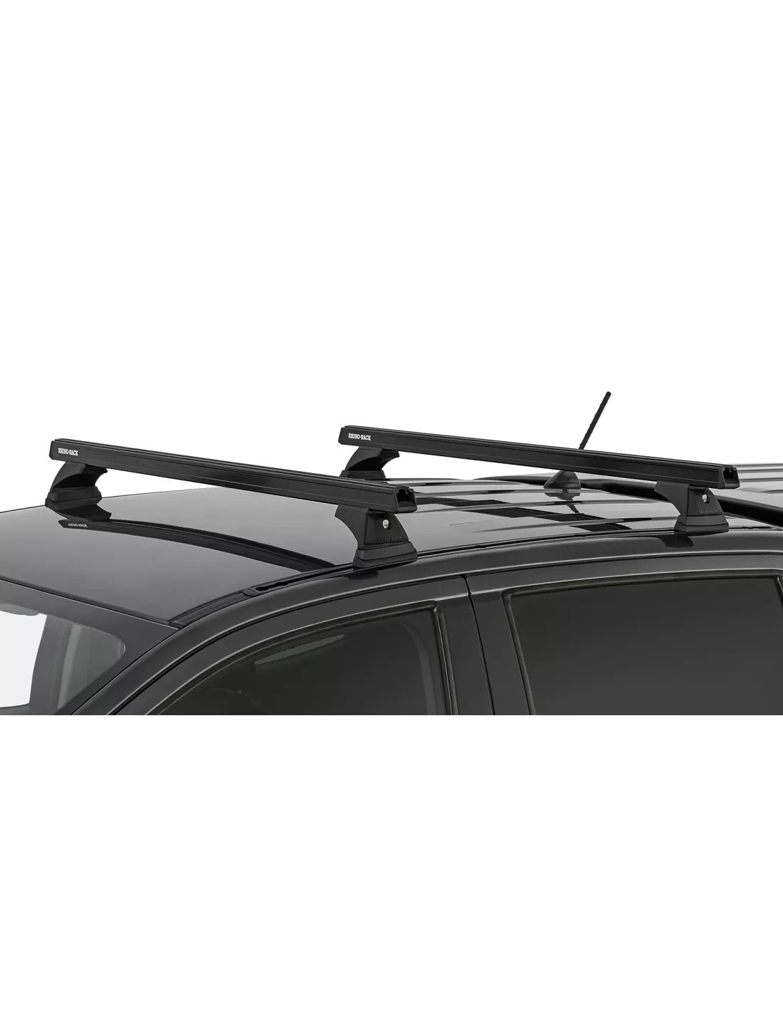 Kit 2 Black Dach Bars 1250mm Heavy Duty RCH RHINO RACK -