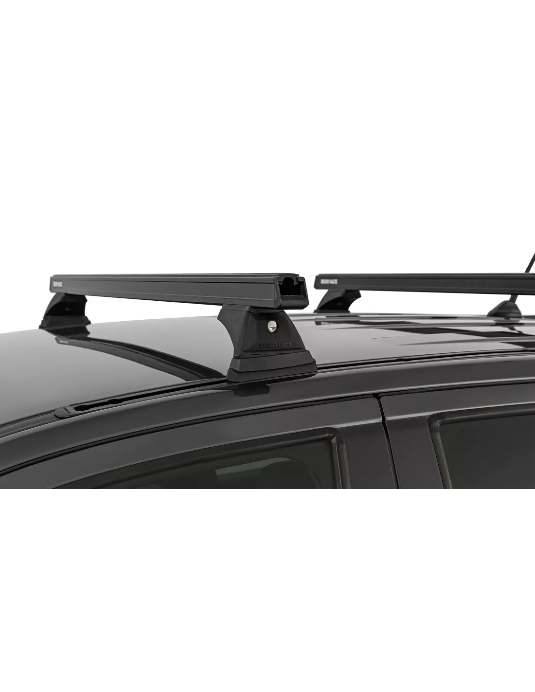 Kit 2 Zwart Dakbars 1250mm Heavy Duty RCH RHINO RACK -