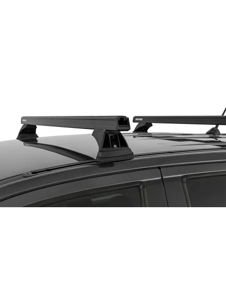 Kit 2 barres de toit noire 1250mm Heavy Duty RCH RHINO RACK -