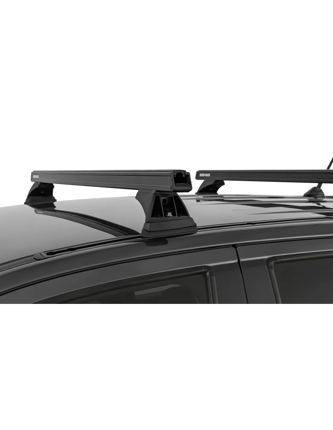Kit 2 barres de toit noire 1250mm Heavy Duty RCH RHINO RACK -
