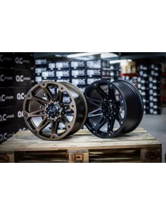 OC WHEELS 814 schwarz matt Rand 2