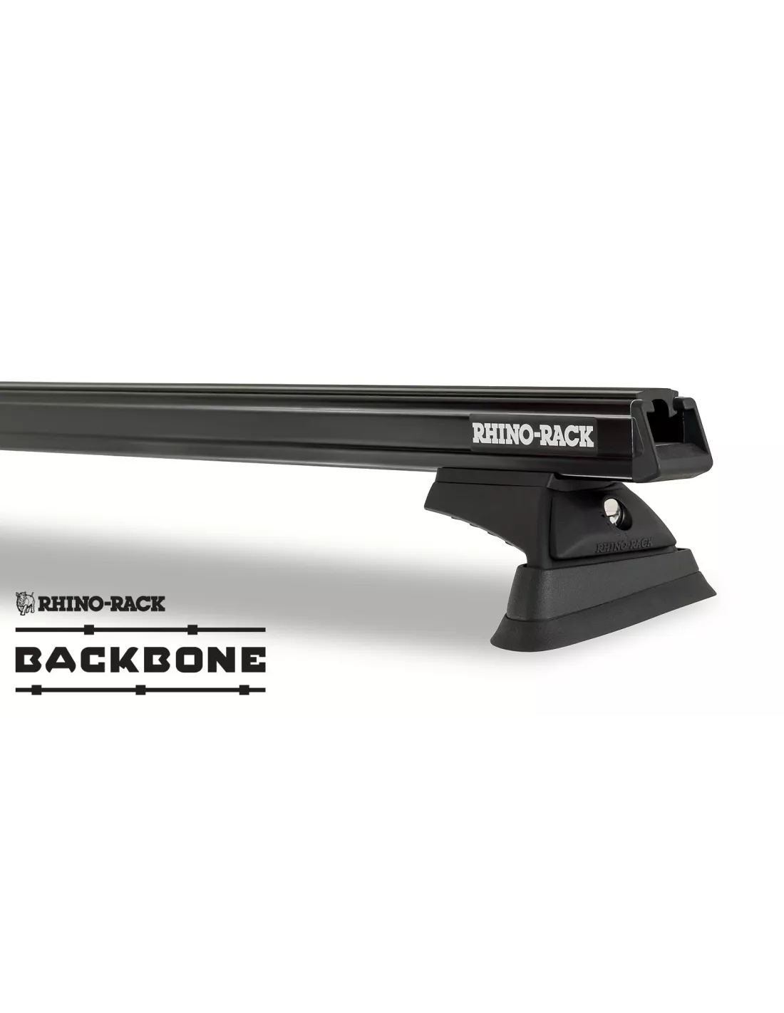 Kit 2 barres de toit noire 1500mm Rhino-Rack Backbone Heavy Duty avec