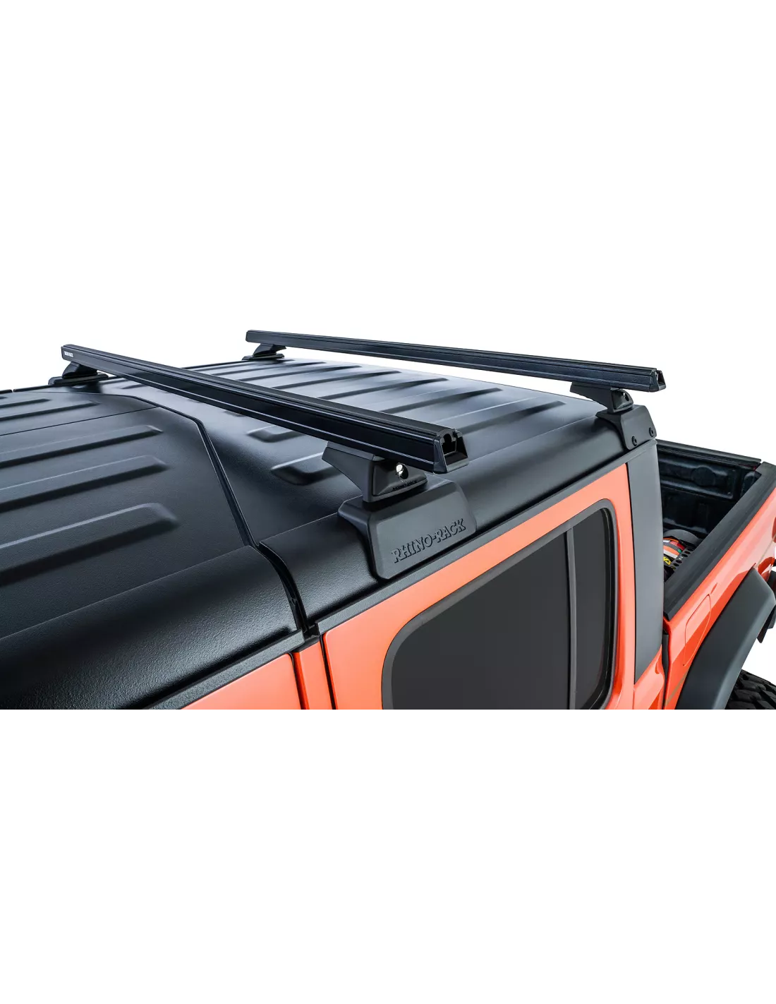 Kit 2 barres de toit noire 1500mm Rhino-Rack Backbone Heavy Duty avec