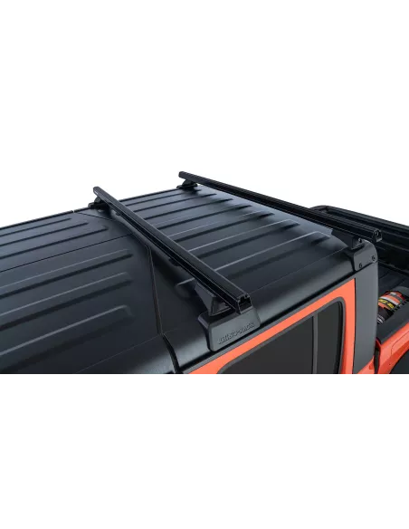 Kit 2 barres de toit noire 1500mm Rhino-Rack Backbone Heavy Duty avec