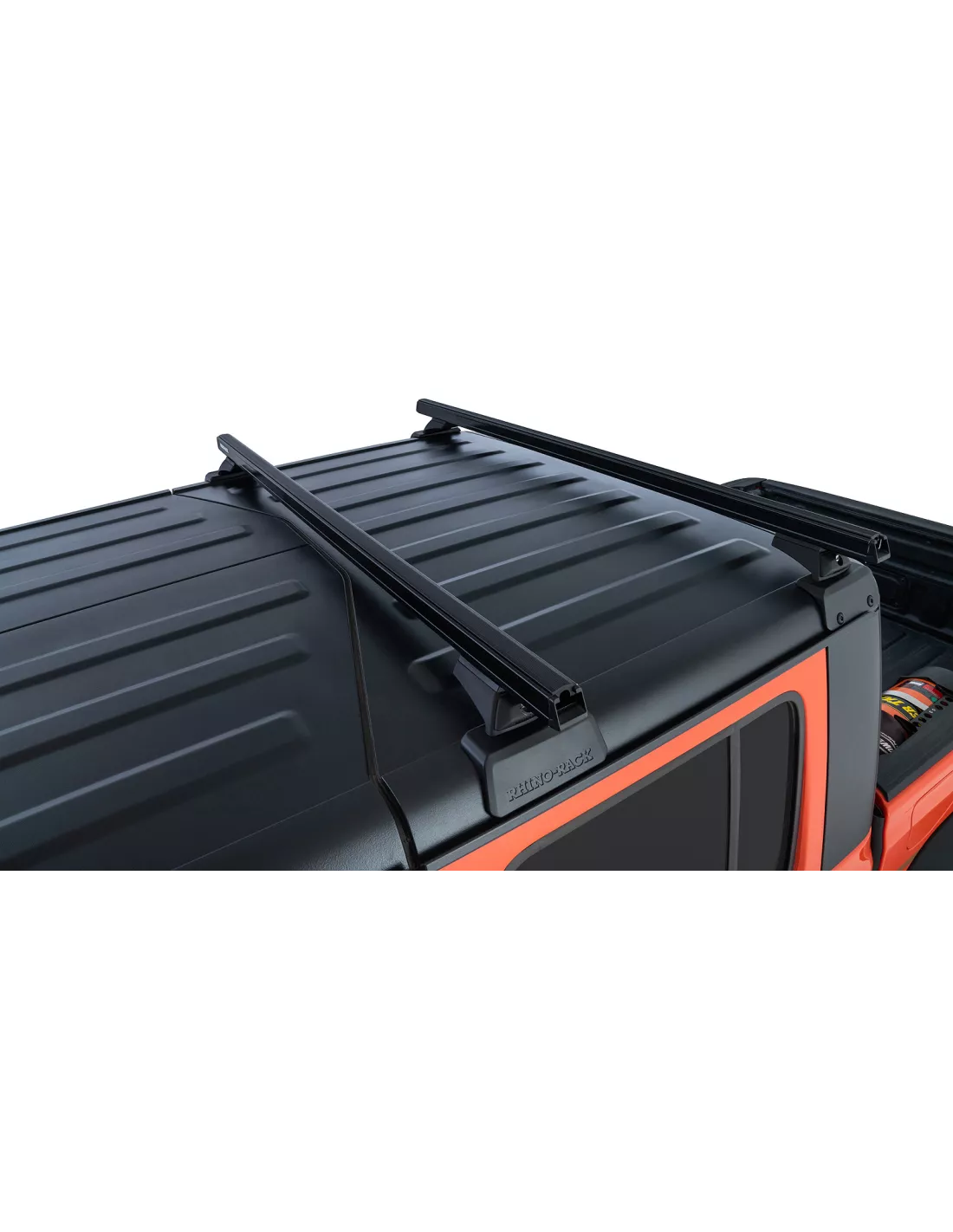Kit 2 barres de toit noire 1500mm Rhino-Rack Backbone Heavy Duty avec